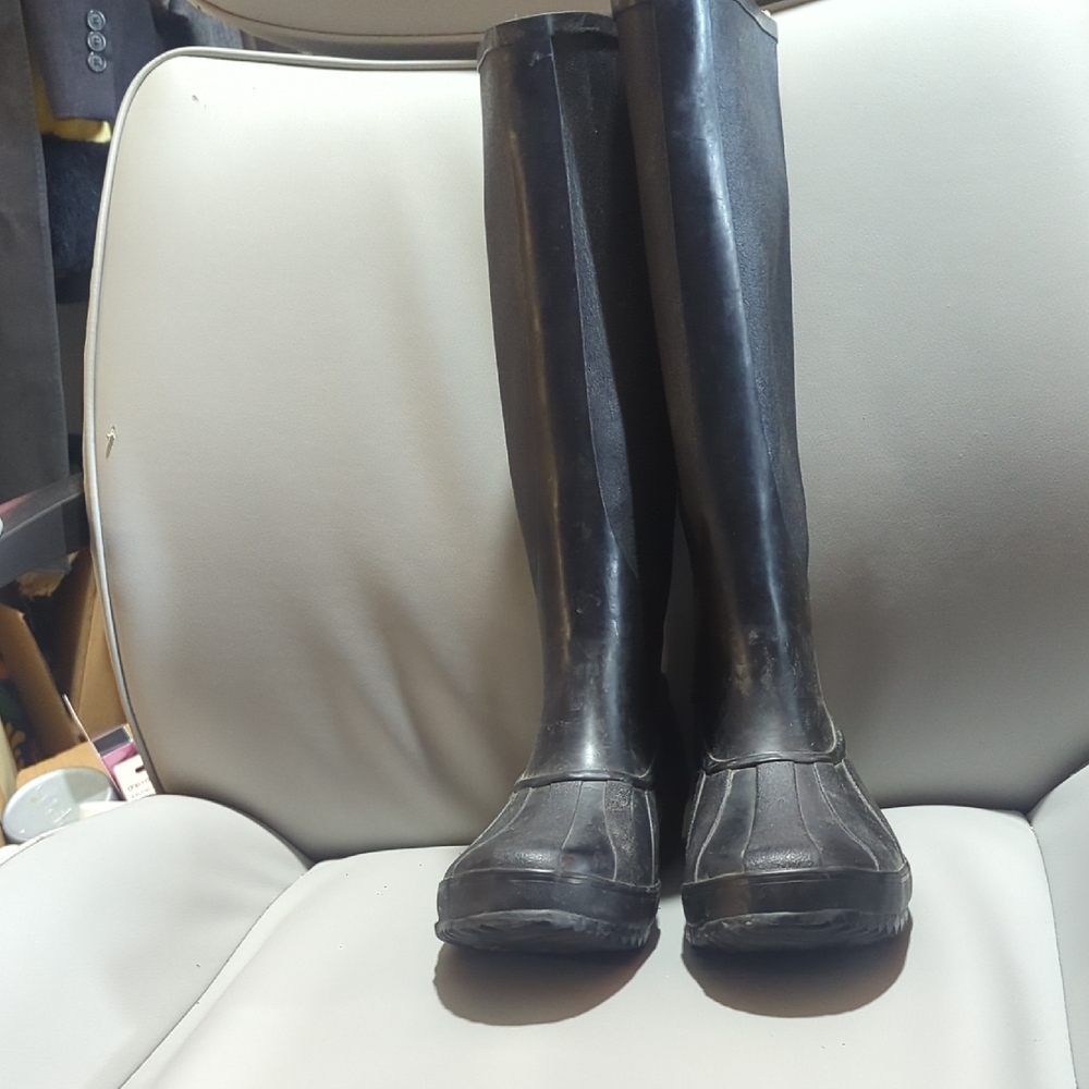 Sorel Black Winter Rain Boots